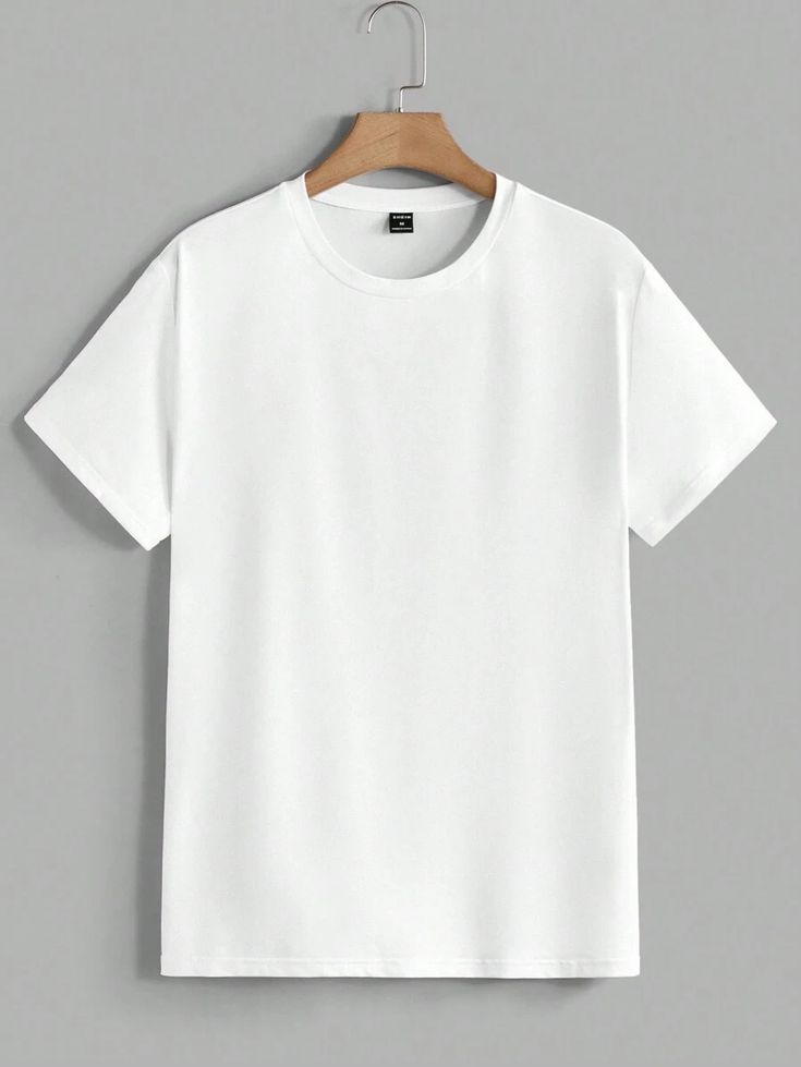 White Over Size Plain T-shirt