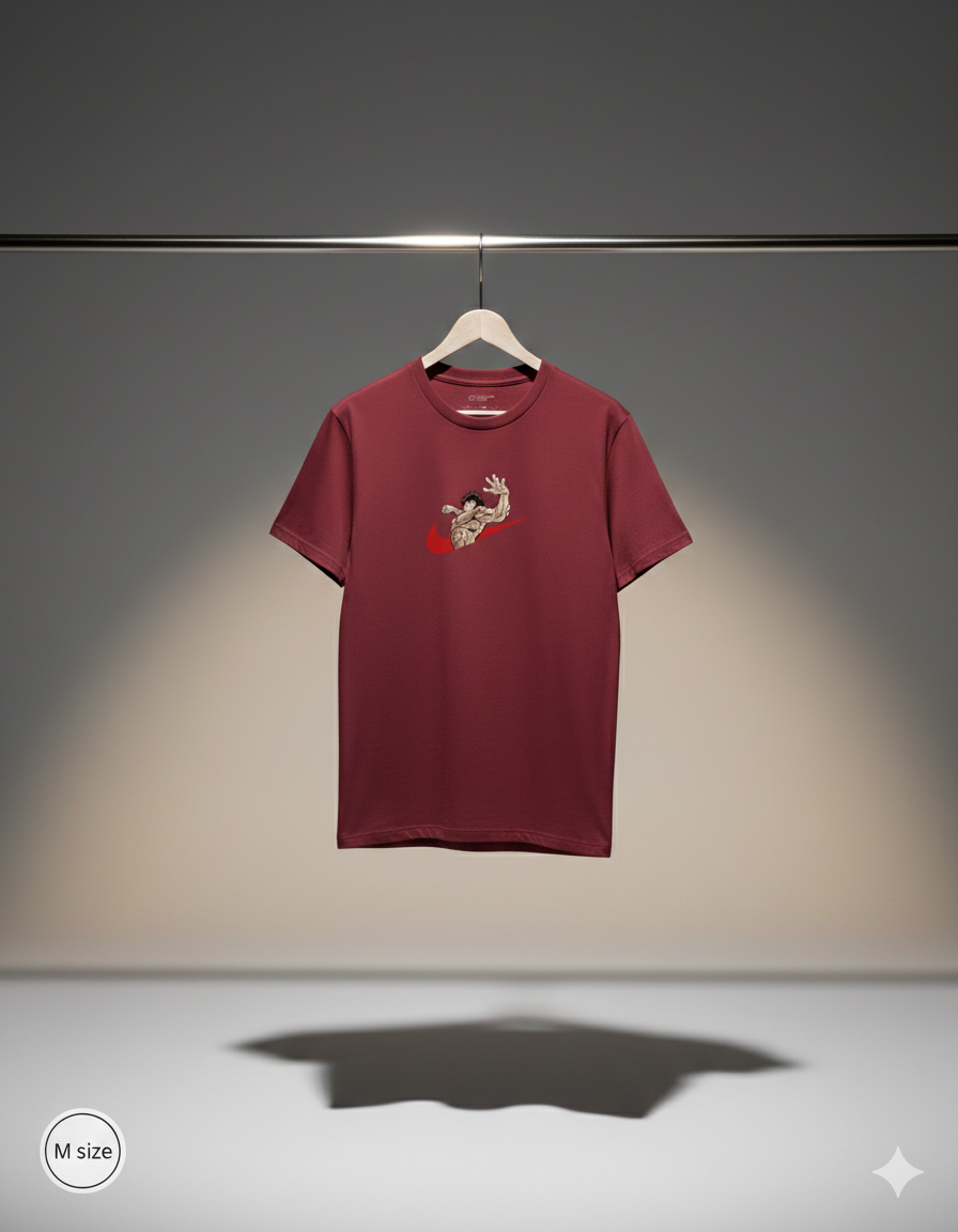 Dragon Shadow Graphic T-Shirt – Maroon